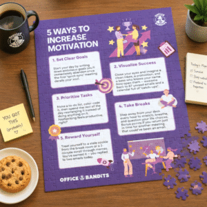 5 Ways to Increase Motivation Puzzle